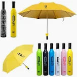 Stylish Bottle Umbrella - Compact & Anti-Drip Design