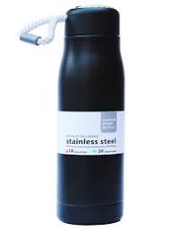 Premium Stainless Steel Vacuum Flask - Matte Black (500ml)