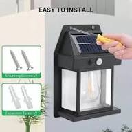 Solar Interaction Wall Lamp M991 - Motion Sensor & Waterproof Outdoor LED Light