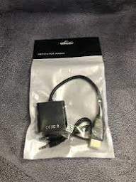 HDMI to VGA Converter Adapter with Audio Cable (1080p Support)