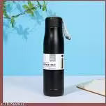 Premium Stainless Steel Vacuum Flask - Matte Black (500ml)