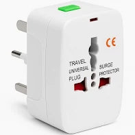 Universal International Travel Adaptor - All-in-One Plug (White)
