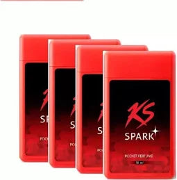 KS Spark Pocket Perfume - Spicy & Sizzling Fragrance (Pack of 3)